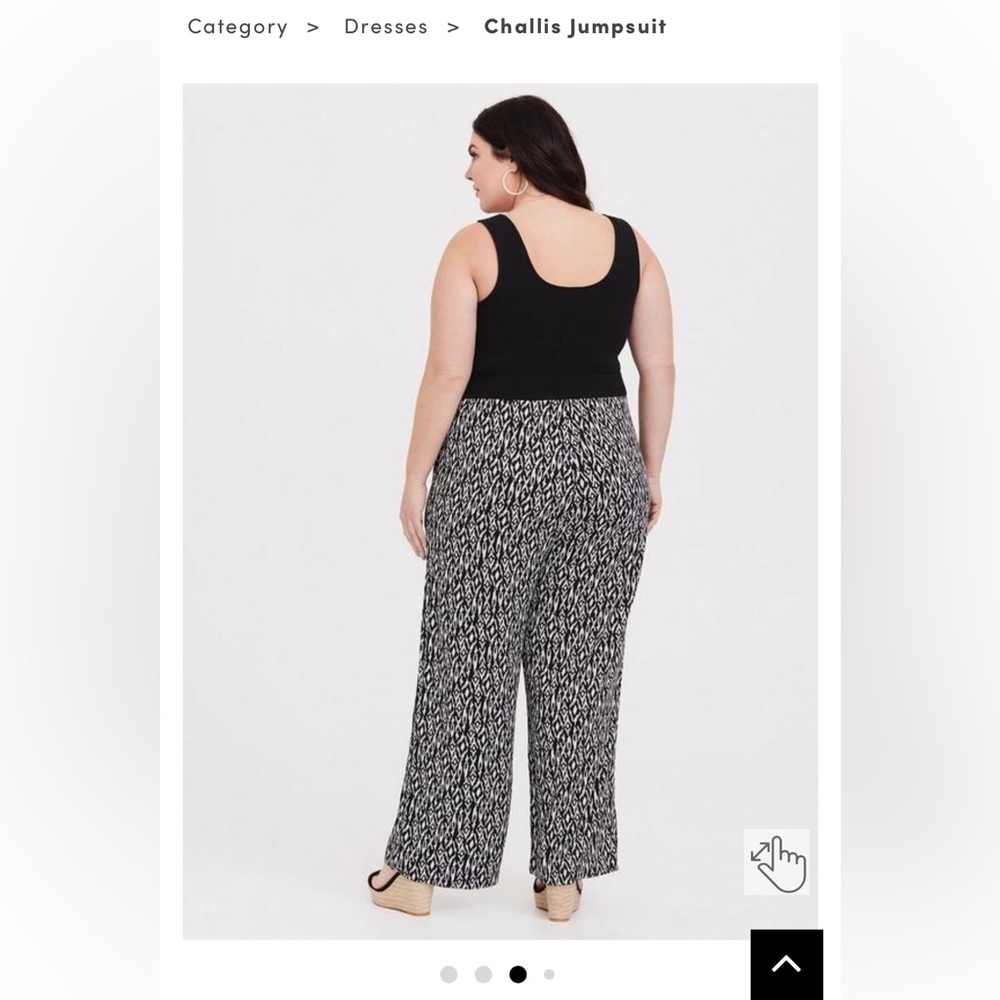 Torrid Challis Jumpsuit - Picture 2 of 8